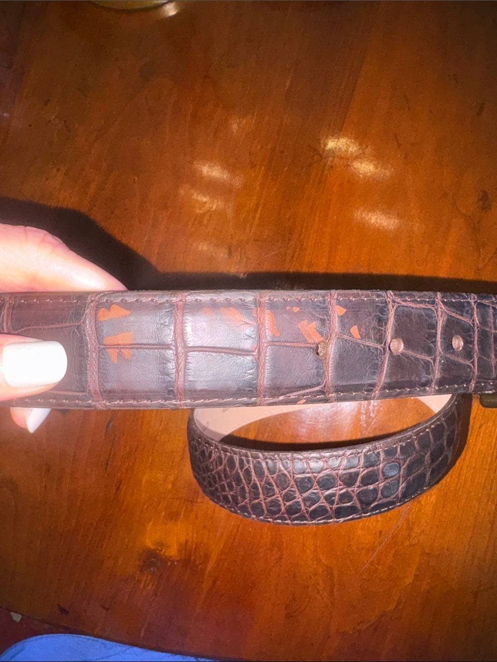 Tecovas Men's Genuine American Alligator Belt - Picture 3 of 13